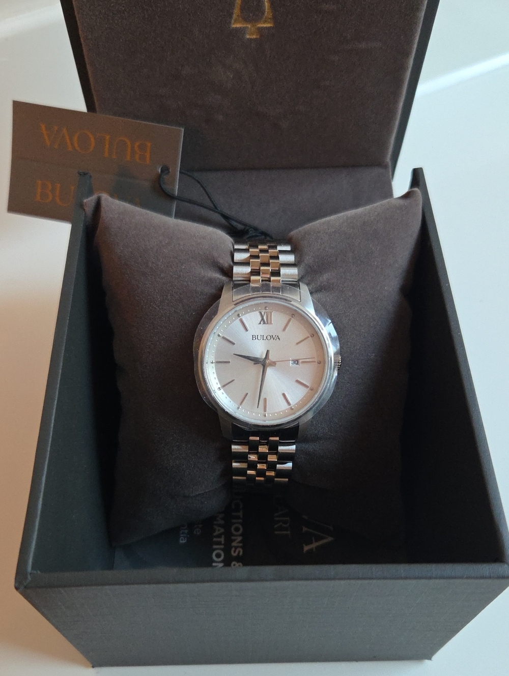 Ladies' Bulova Classic Dress Watch, Stainless Steel
